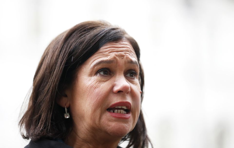 Sinn Fein leader Mary Lou McDonald accused the Government of throwing renters to the wolves (Peter Morrison/PA)