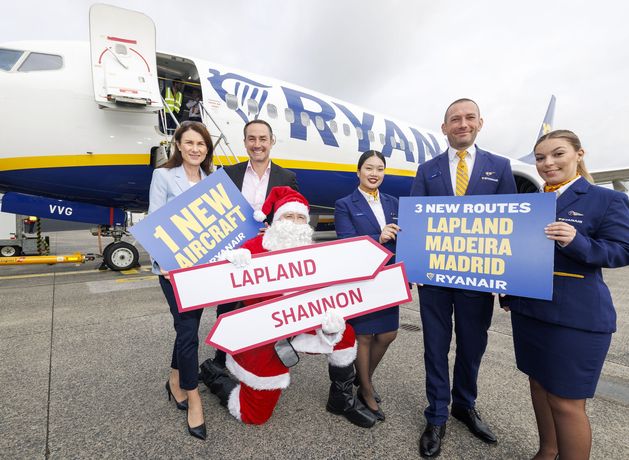 Ryanair announces three new routes from Shannon Airport plus additional $100m investment in aircraft