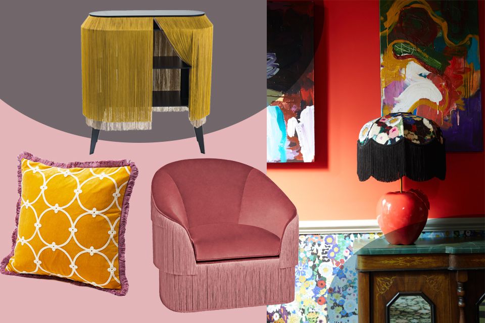 Interior modification: Go vintage with the fringe trend