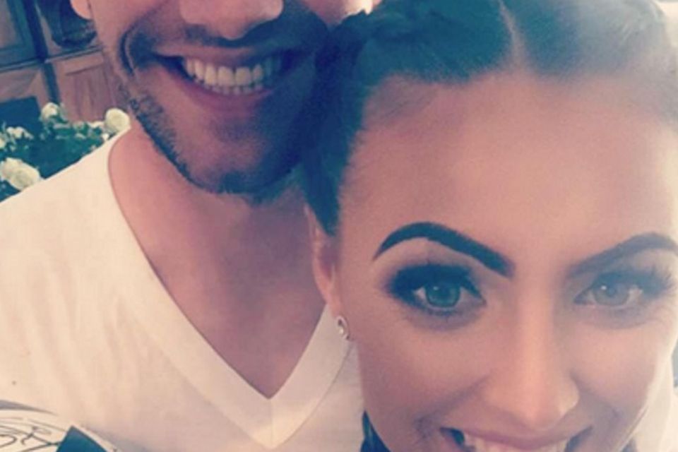 Robbie Brady with girlfriend Kerrie Harris. Picture: Kerrie Harris/Instagram