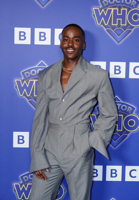 Ncuti Gatwa arriving for the premiere of Doctor Who in London (Ian West/PA)