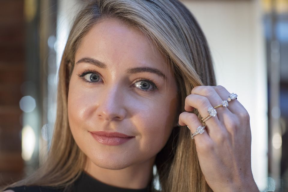 Kate Appleby, Marketing Manager at Appleby Jewellers in Dublin, says a lot of couples normally come in and look at rings together, but the timing of the proposal may still be a surprise. Photo: Arthur Carron