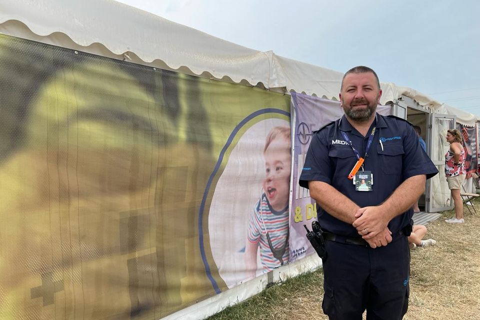 Isle of Wight Festival medical commander David Rock said there have been fewer heat- related incidents than expected (Sarah Ping/PA)