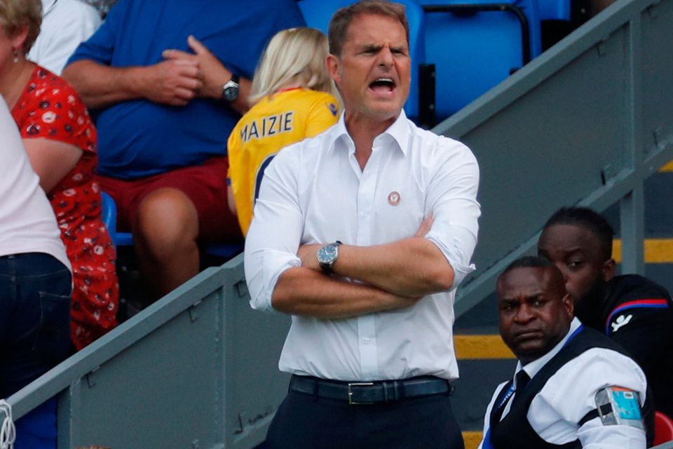 Crystal Palace manager Frank De Boer Photo: Reuters/Andrew Couldridge