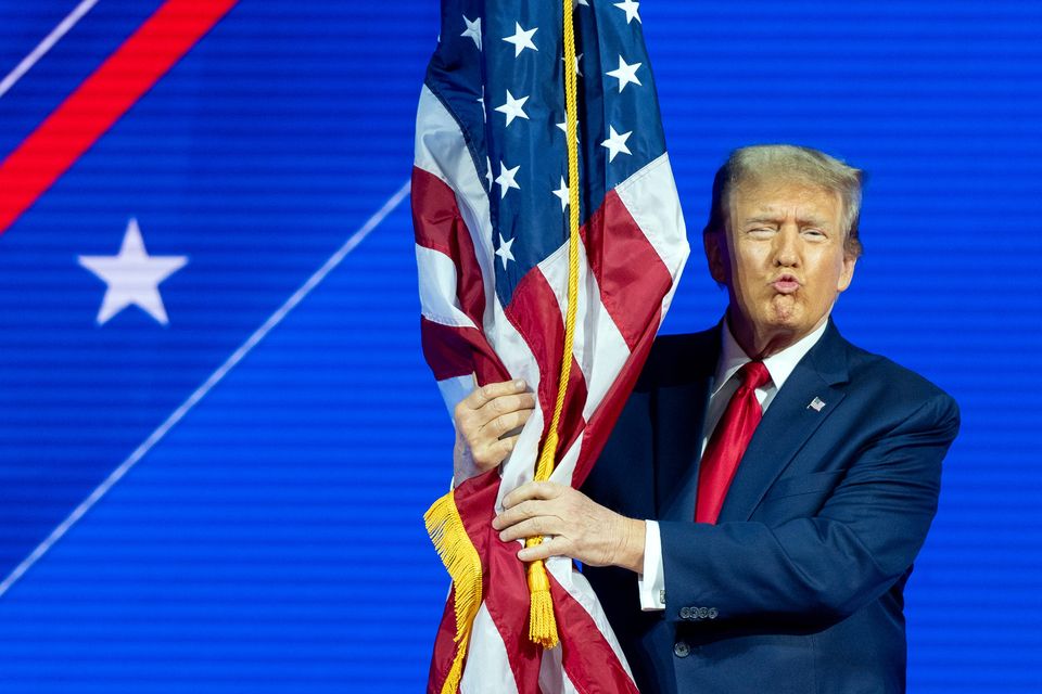 Denying a platform: A decision by TV channels not to broadcast Donald Trump or interview him is a derogation of duty dressed up as high-mindedness.  Photo: Alex Brandon/AP