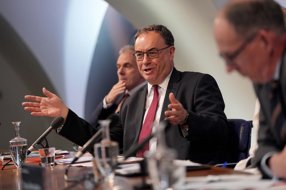 Andrew Bailey, governor of the Bank of England, did not rule out a rate cut in June. Photo: PA