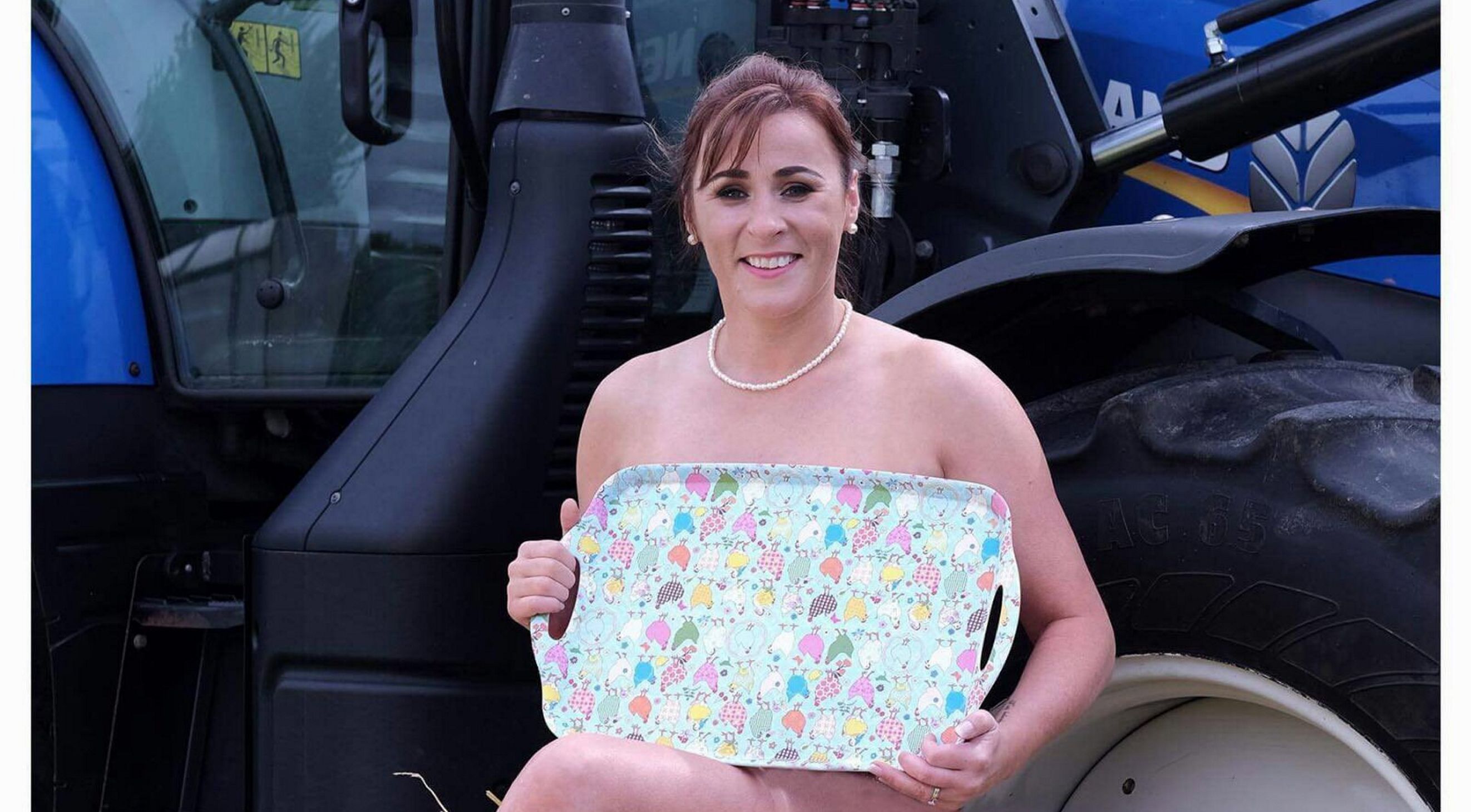 Tractor calendar girls bare all and it's for a great cause