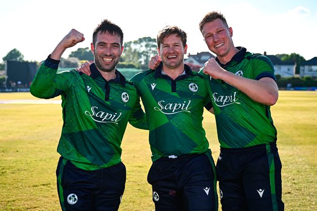 Andy Balbirnie helps Ireland to stunning five-wicket victory over Pakistan in T20 international series opener