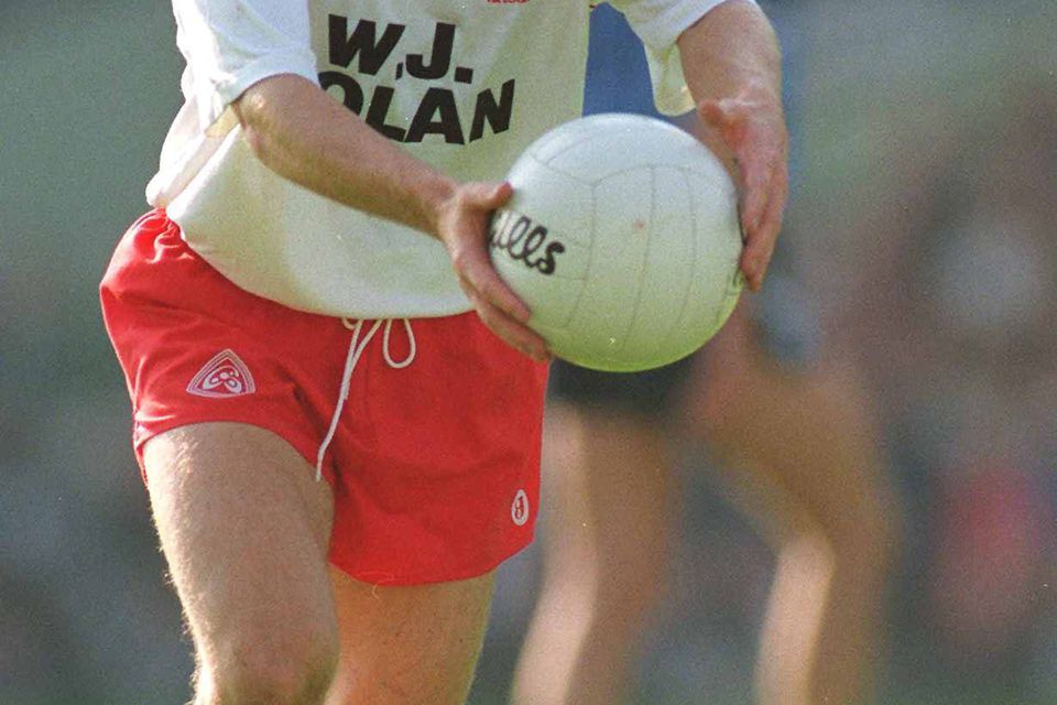 Peter Canavan in action during the 1995 All-Ireland final defeat to Dublin.