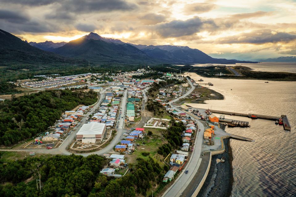 Puerto Williams in Chile, which was part of Peter Murtagh's trip through the Americas. Photo: Getty