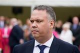 thumbnail: Detective Chief Superintendent John Caldwell, who survived an attempt on his life in February, at Hillsborough Castle yesterday. Photo: PA