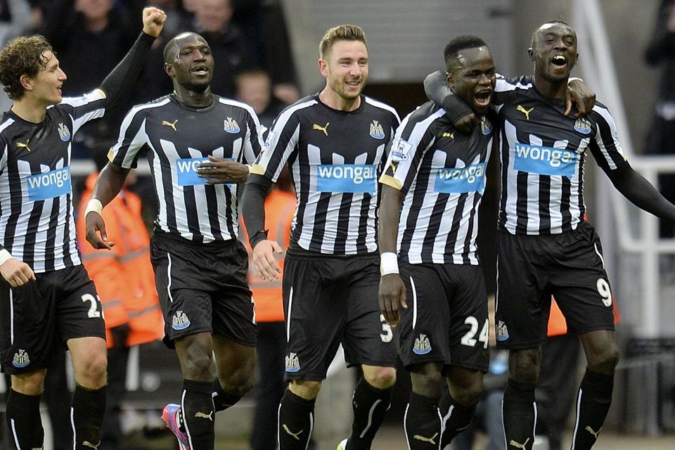 Newcastle match-winner Papiss Cisse, right, knows he is not guaranteed a place in Alan Pardew's starting XI