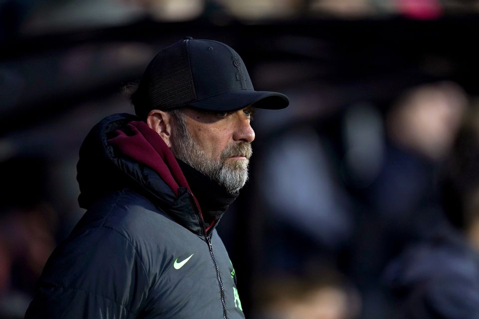 Liverpool manager Jurgen Klopp knows the pressure is on his side to win all their remaining games (Andrew Matthews/PA)