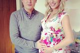 thumbnail: Pippa O'Connor with Brian Dowling at her baby shower