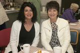 thumbnail: Angela Browne and Anne Crosbie at the Coffee Morning in Clonroche Community Centre.
