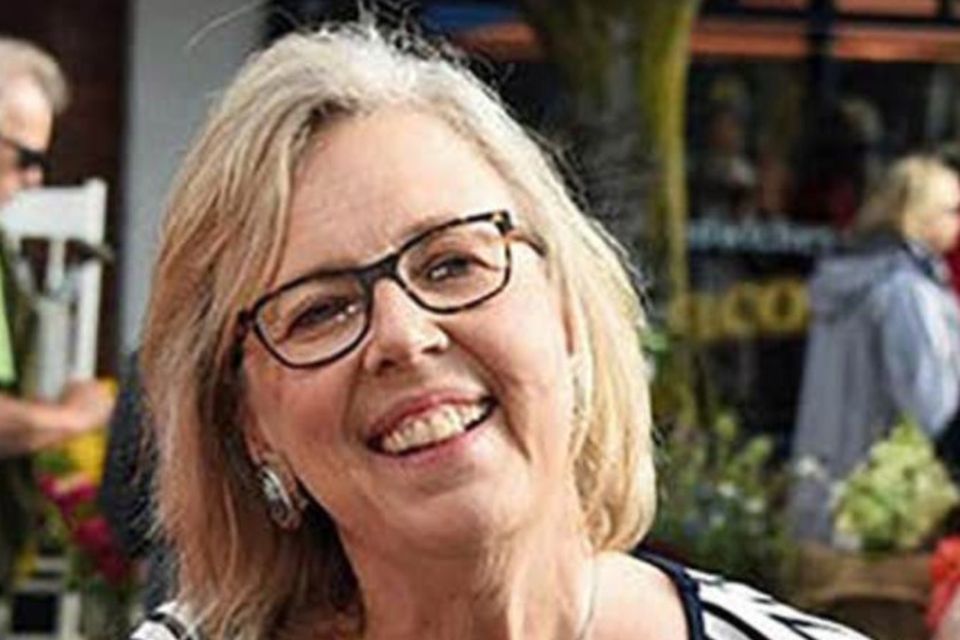 Controversy: Elizabeth May, the leader of Canada’s Green Party, before and after the picture was ‘doctored’ to remove a disposable cup