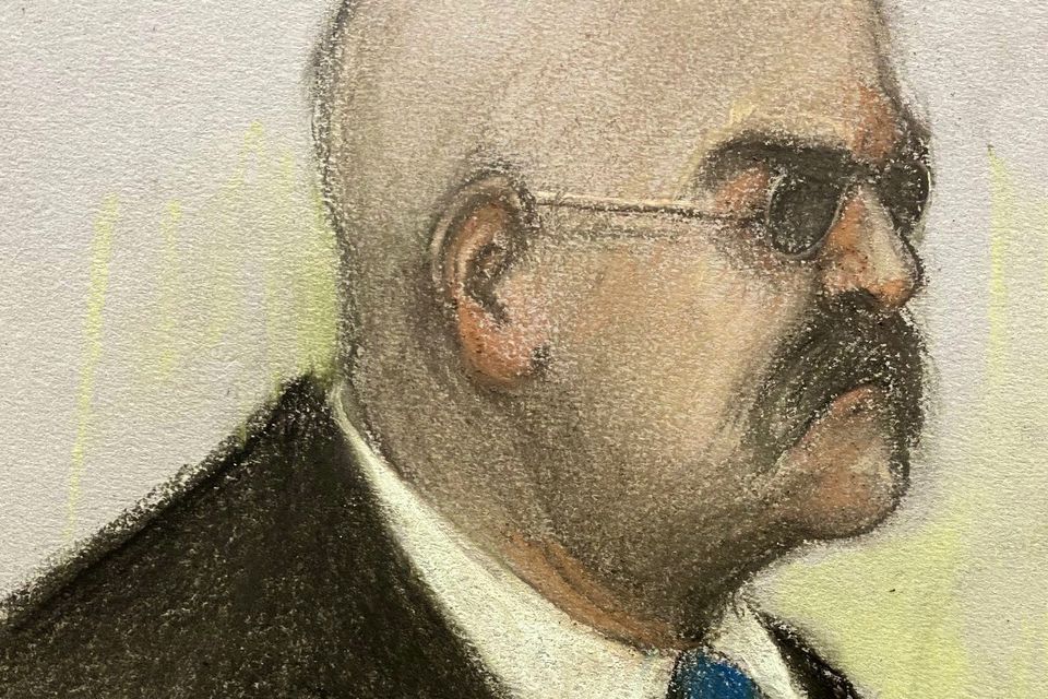 Charles Bronson, appearing via video link from HMP Woodhill (Elizabeth Cook/PA)