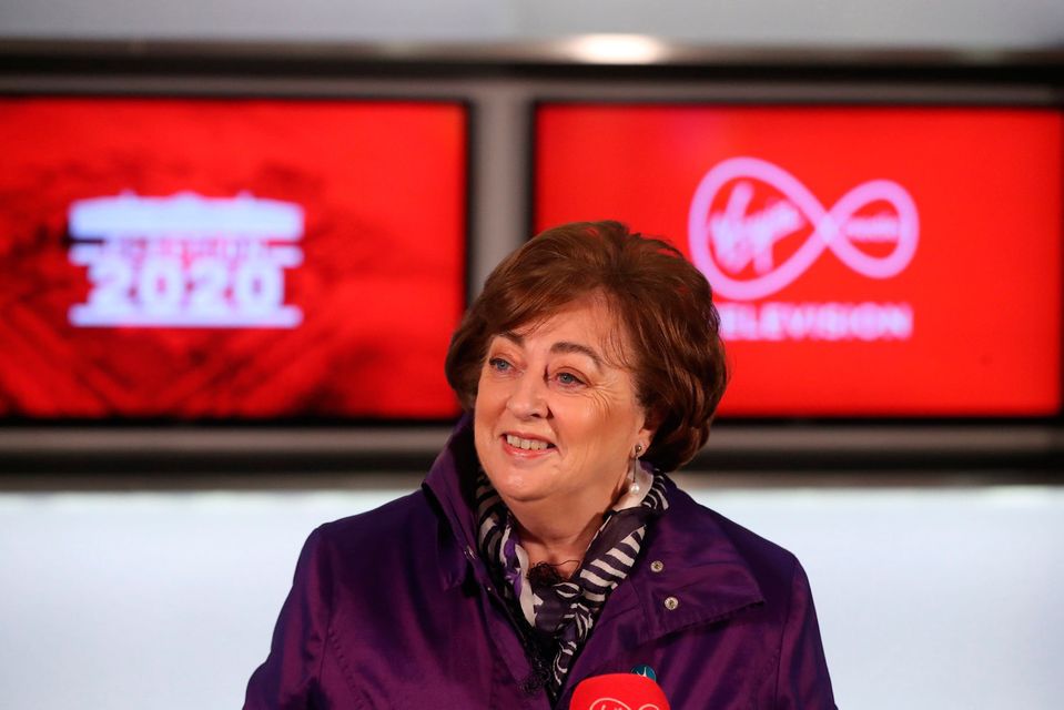 Irish Social Democrats politician Catherine Murphy during a seven way leaders General Election debate at the Virgin Media Studios in Dublin, Ireland. PA Photo. Picture date: Thursday January 30, 2020. Photo credit should read: Niall Carson/PA Wire