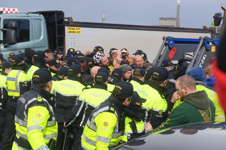 Fleet of tankers leave Whitegate after major garda operation; Public urged to 'only buy fuel they need'