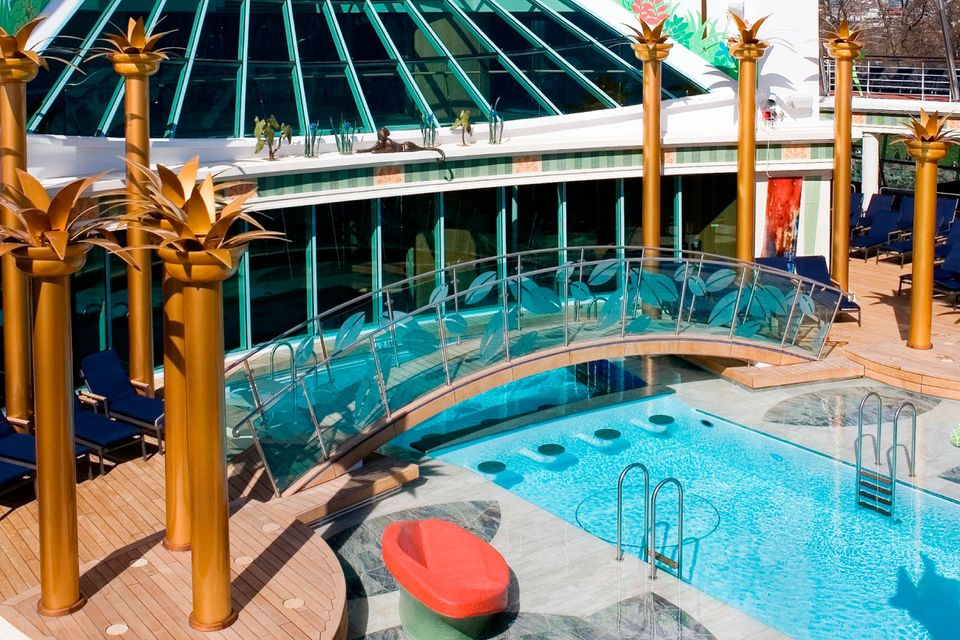 A view of the Solarium on deck 11 of Independence of the Seas - Royal Caribbean International