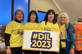 thumbnail: Some of the participants in this year's Inistioge Darkness Into Light dawn walk. 