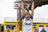 thumbnail: 07/05/2023. Pictured at Gusserane Fittest Family is Becky Foley on Hang Tough. Photograph: Patrick Browne