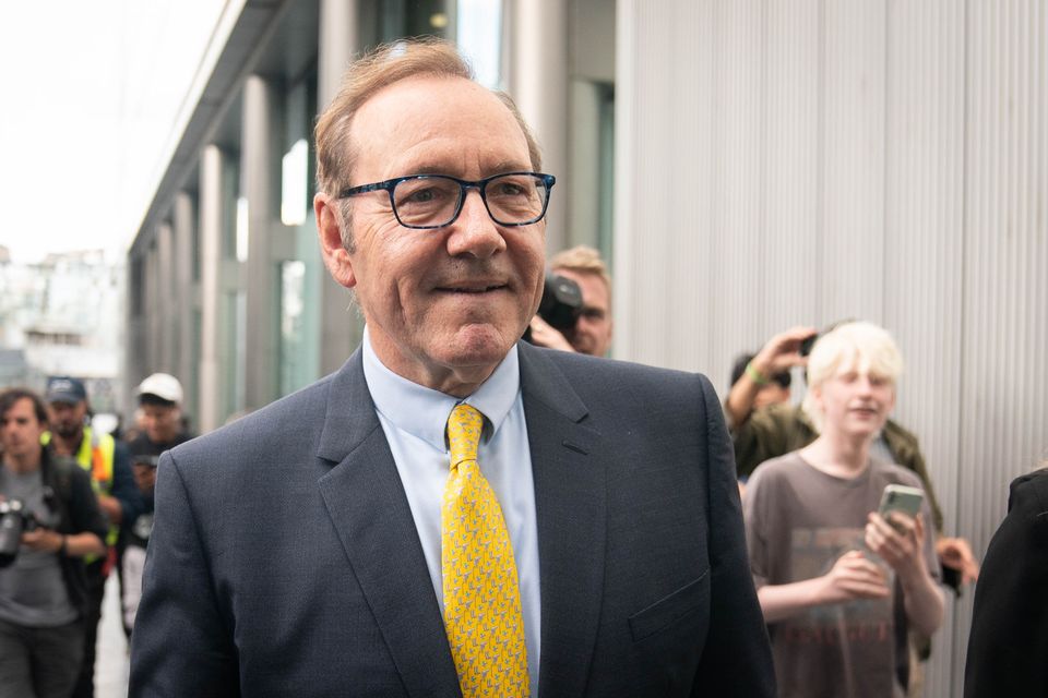 Actor Kevin Spacey outside Southwark Crown Court (James Manning/PA)