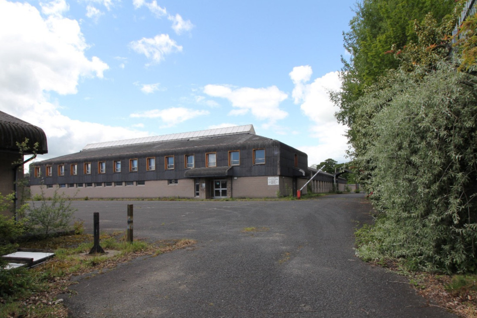 The former Eircom depot which will be redeveloped into 130 housing units