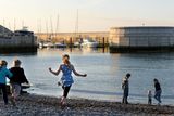 thumbnail: Children playing at the harbour