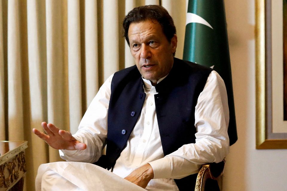 Imran Khan in March. Photo: Reuters