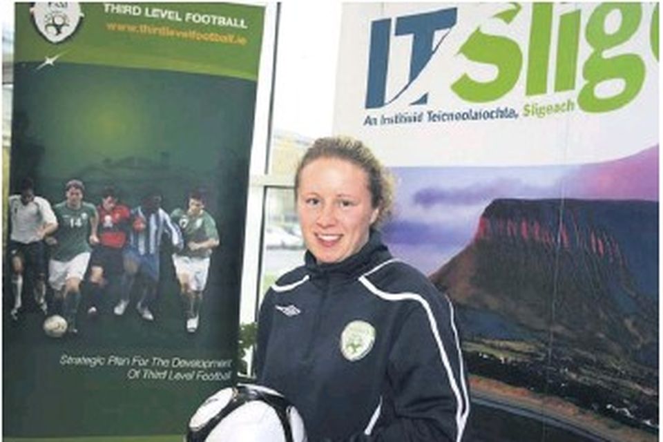 Newly appointed FAI football facilitator at IT Sligo, Emma Mullin.