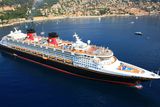 thumbnail: The Disney Magic photographed in Villefranche. Photo: Disney
