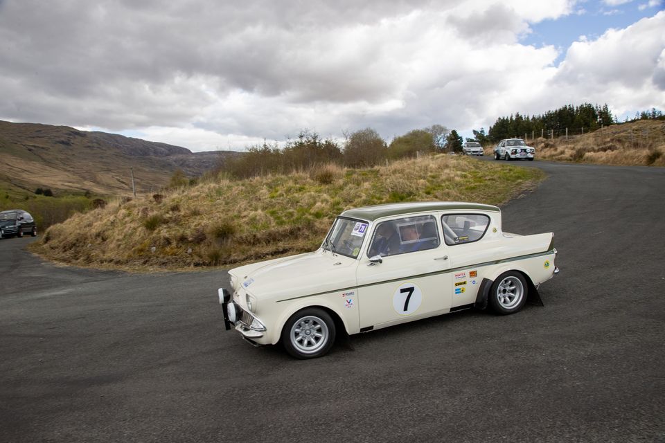 Rodney Getty in his Anglie Lotus Twin Cam. Pic: James Burke.