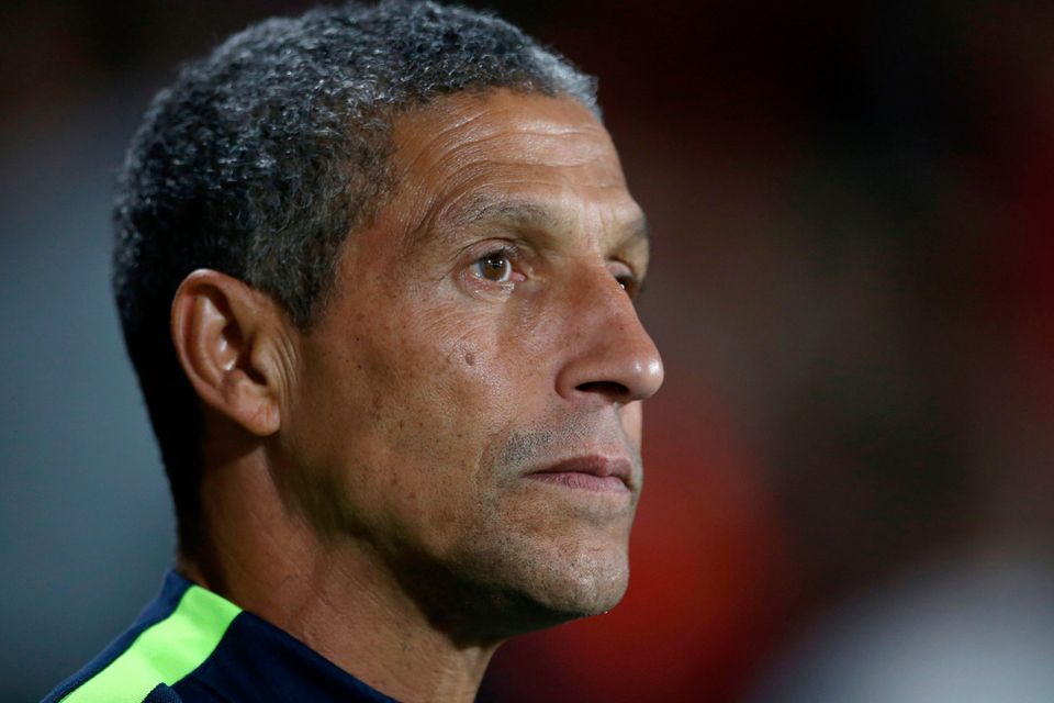 When you think of a Chris Hughton team, first and foremost you think of organisation and a side that is hard to beat. Photo: PA