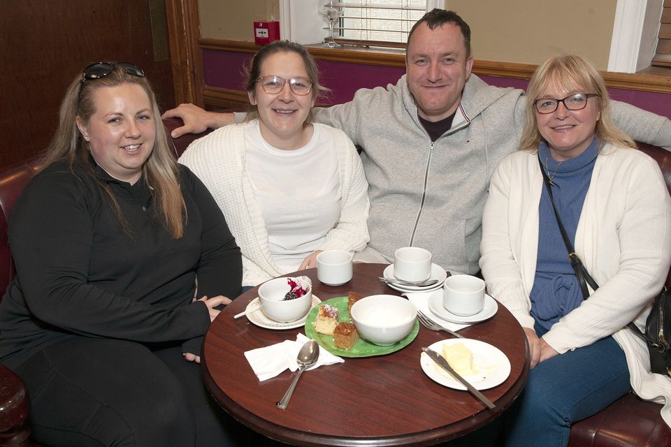 Louise Parker, Kate Murphy, Stephen Morley and Dara Murphy enjoyed the Advocates for Autism coffee morning in the Loch Garman Arms Hotel on Friday. Pic: Jim Campbell