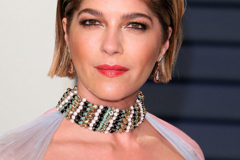 Selma Blair arrives for the 2019 Vanity Fair Oscar Party at the Wallis Annenberg Center for the Performing Arts on February 24, 2019 in Beverly Hills, California. (Photo by JB Lacroix / AFP)