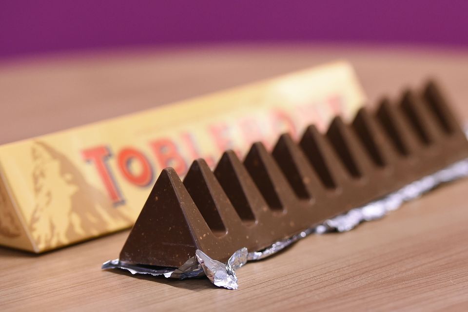 Toblerone bars have been getting smaller (Charlotte Ball/PA)