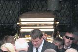 thumbnail: 29/08/2014 The remains of Andy Connors leave the Church of the Nativity of the Blessed Virgin Mary, Saggart,West Dublin. Photo: Collins