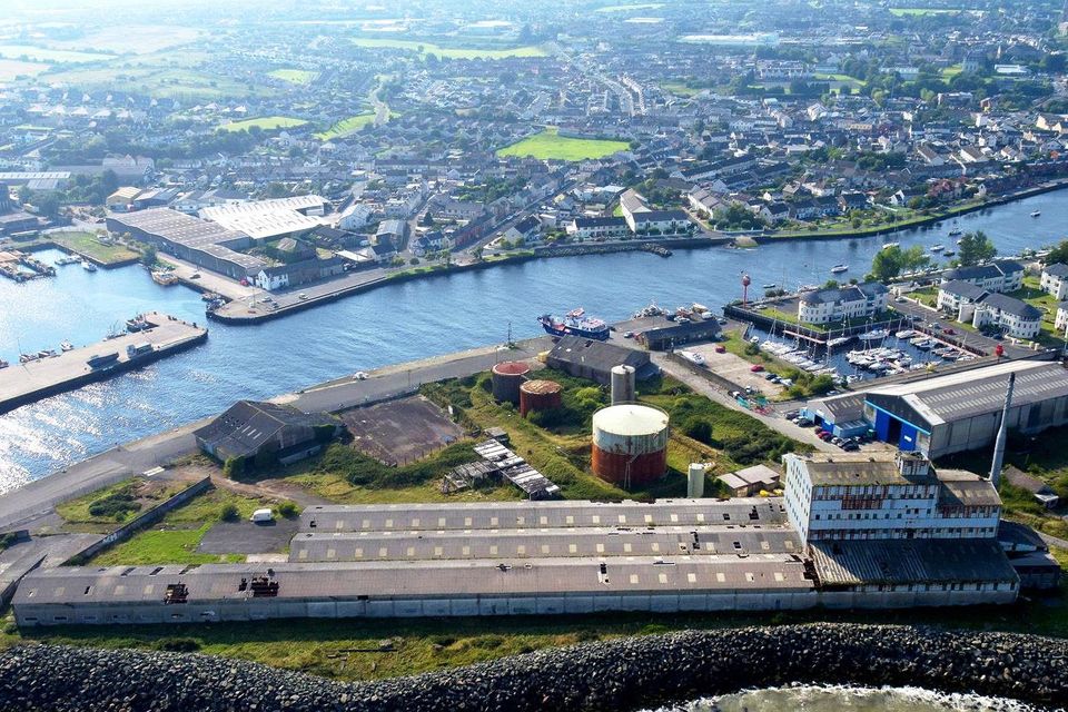 The Arklow Wastewater Treatment Plant will be constructed on the old Wallboard Factory site. Photo; Irish Water