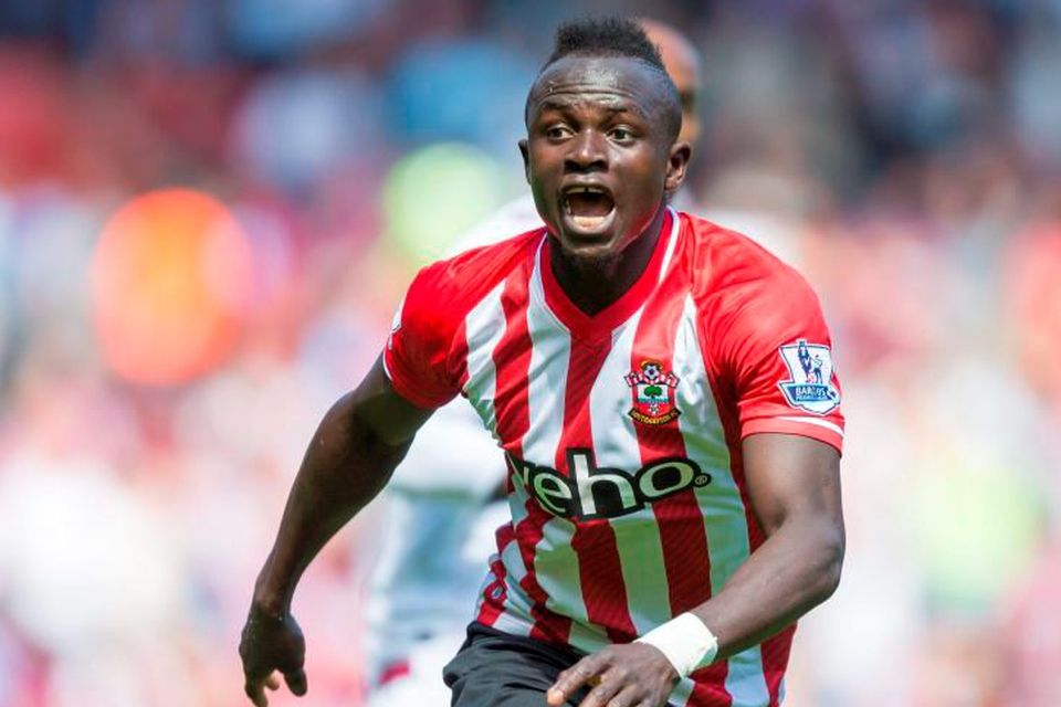 Sadio Mane, who scored 25 goals in 75 appearances for the Saints, is Jurgen Klopp’s fourth signing. Picture credit: Chris Ison/PA Wire.