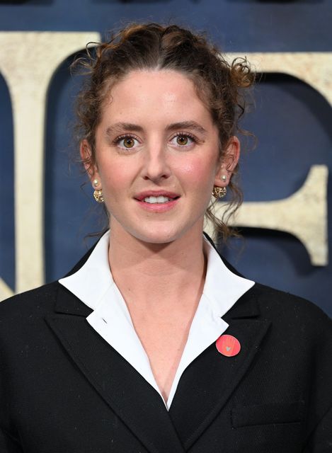 LONDON, ENGLAND - MARCH 26: Louisa Harland attends the world premiere of "Renegade Nell" at Everyman Borough Yards on March 26, 2024 in London, England. (Photo by Karwai Tang/WireImage)