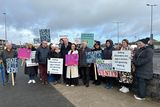 thumbnail: Eating disorder protest in Limerick last March 2