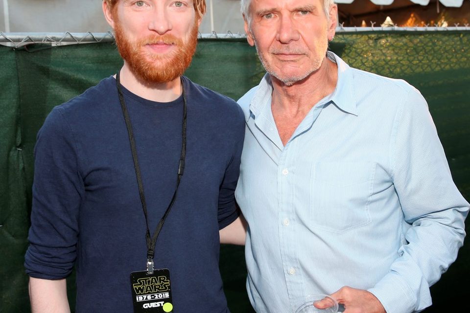 Seeing Harrison Ford at a table-read hit a one liner is one of the