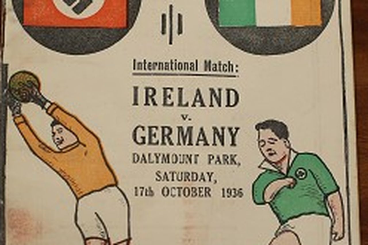 Programme De Match 1939 Allemagne - Yougoslavie - Réédition DFB - Football Vintage