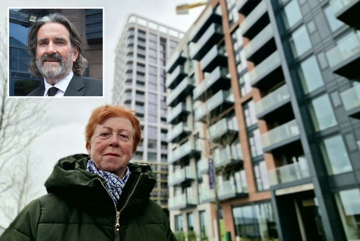 ‘Greed is behind it’: Ringsend locals threaten legal action over affordable housing at Johnny Ronan’s Glass Bottle site