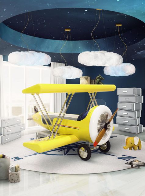 Circu Sky B Junior Plane Bed