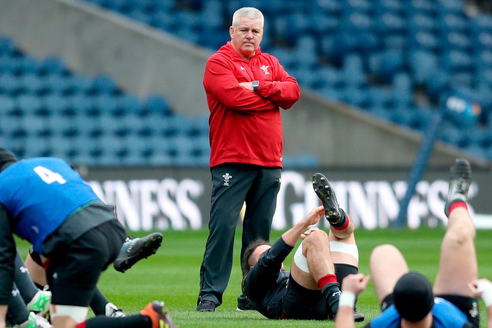Gatland reckons the key to the game will be getting in the faces of Sexton and Murray. Photo: PA