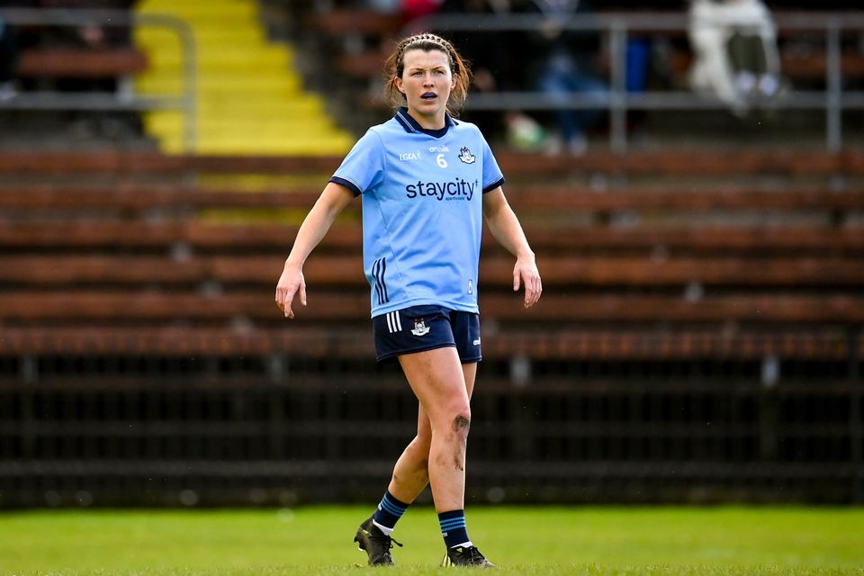 Dublin's Leah Caffrey in action during the Lidl LGFA National League Division 1 match against Waterford  at Fraher Field in Dungarvan earlier this month. Photo by Seb 
 Daly/Sportsfile