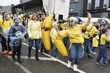 thumbnail: Shine Bright Theatre pictured in the St Patrick's Day parade in Gorey. Pic: Jim Campbell