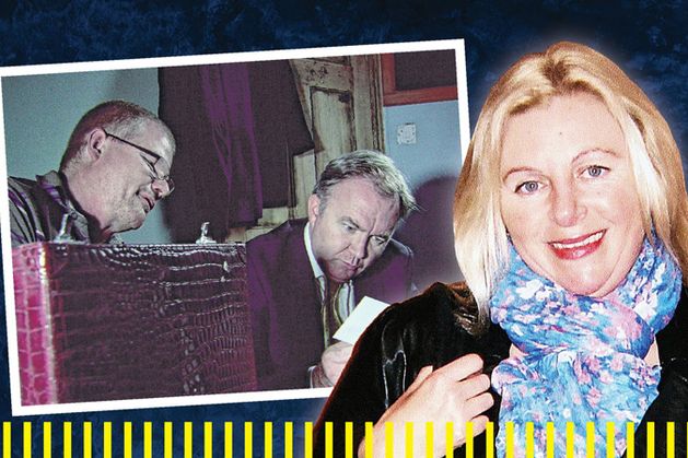 'I am six feet from Tina Satchwell's body. She's buried in her dressing gown, underneath the stairs'